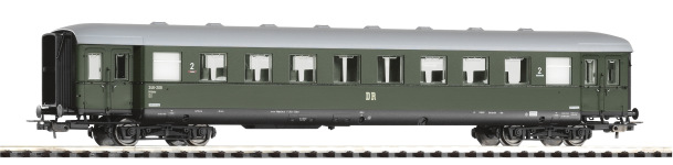 PIKO 53273 - H0 - Schürzeneilzugwagen B4üml 2.Kl. der DR; Ep. III